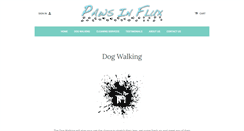 Desktop Screenshot of pawsinflux.com
